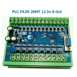PLC FX2N 20MT 12 In 8 Out พร้อมฐาน